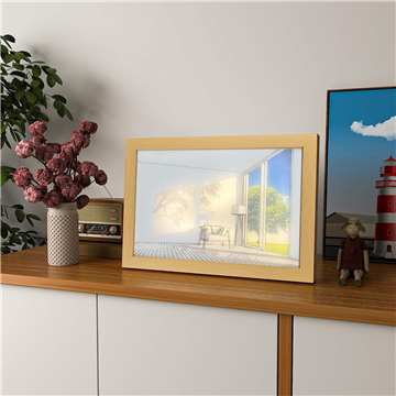 Wood Sunset LED Night Light Painting Decoration LED Wall Art...