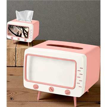Retro Tv Shaped Tissue Box Holder